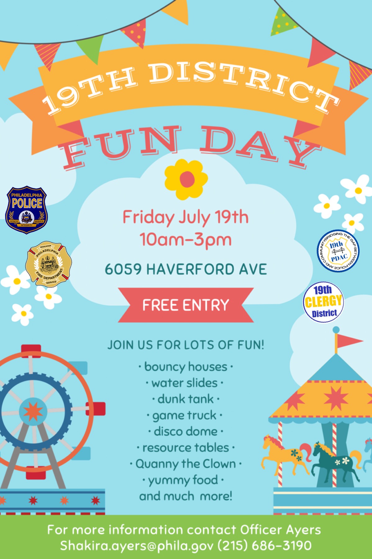 19TH Police District Fun Day